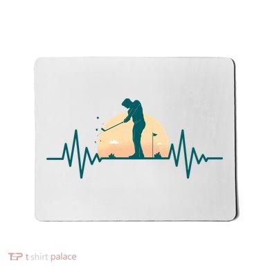 Golf Hearbeat Mousepad