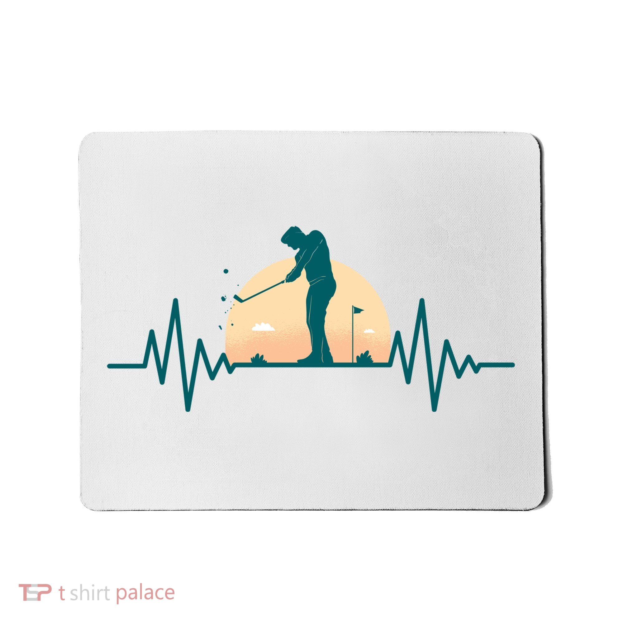 Golf Hearbeat Mousepad