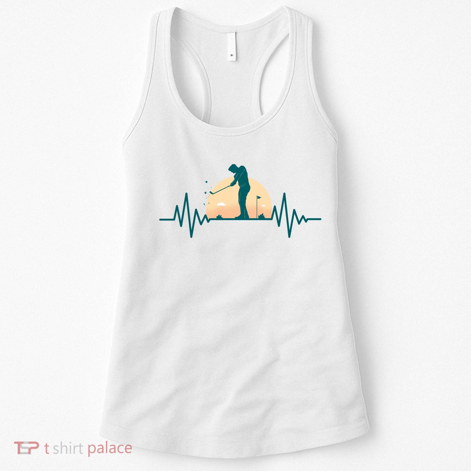 Golf Hearbeat Women's Tank Top