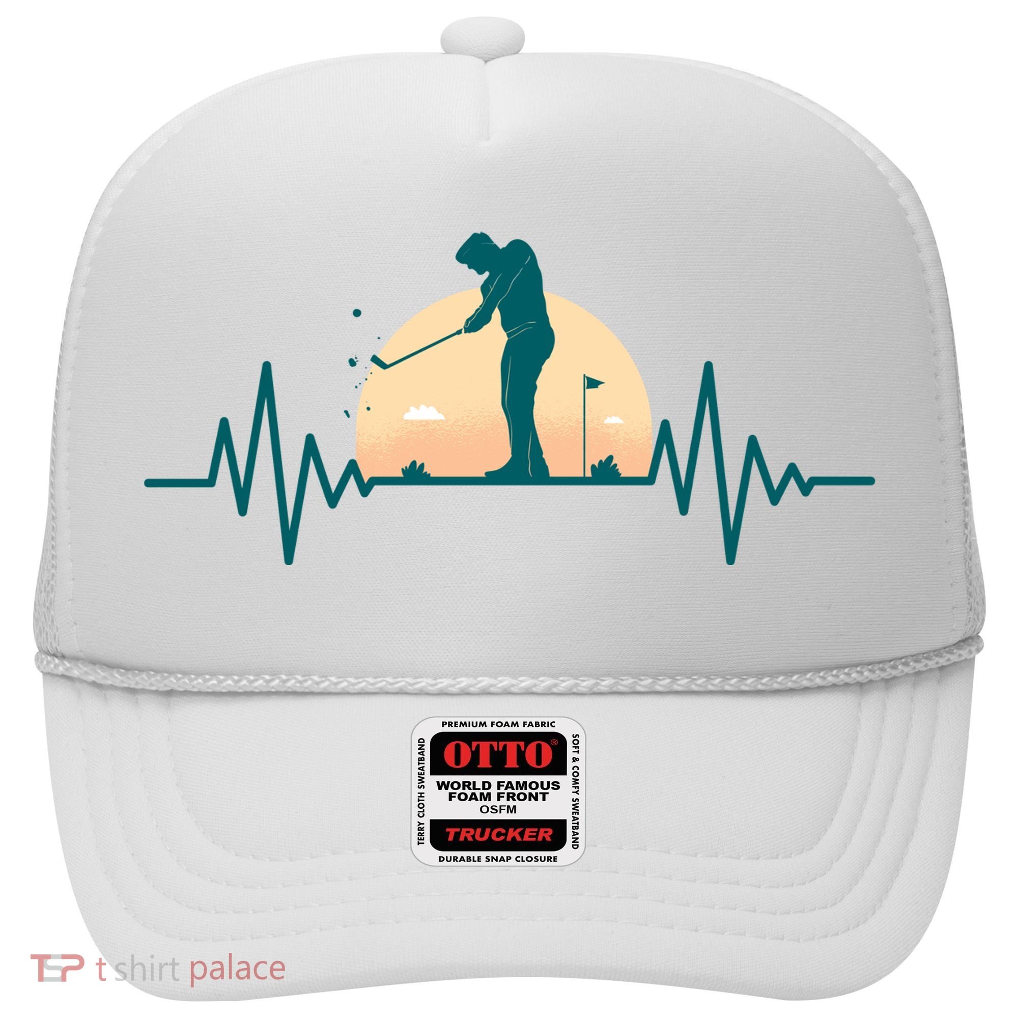 Golf Hearbeat Hat