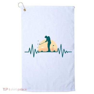 Golf Hearbeat Golf Towel