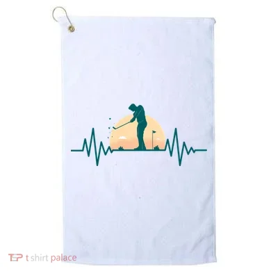 Golf Hearbeat Golf Towel