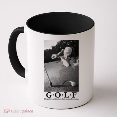 GOLF Perfect Combination Of Exercise And Swearing Coffee Mug