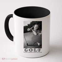 GOLF Perfect Combination Of Exercise And Swearing Coffee Mug thumb 0
