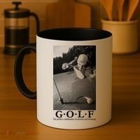 GOLF Perfect Combination Of Exercise And Swearing Coffee Mug thumb 4