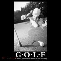 GOLF Perfect Combination Of Exercise And Swearing Women's Tank Top thumb 5