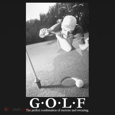 GOLF Perfect Combination Of Exercise And Swearing Tie Dye Hoodie