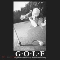 GOLF Perfect Combination Of Exercise And Swearing Hat thumb 2