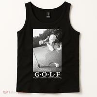 GOLF Perfect Combination Of Exercise And Swearing Tank Top thumb 2