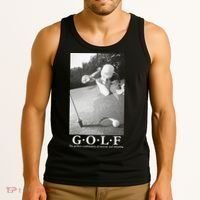 GOLF Perfect Combination Of Exercise And Swearing Tank Top thumb 3