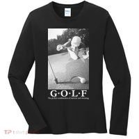 GOLF Perfect Combination Of Exercise And Swearing Women's Long Sleeve Shirt thumb 0