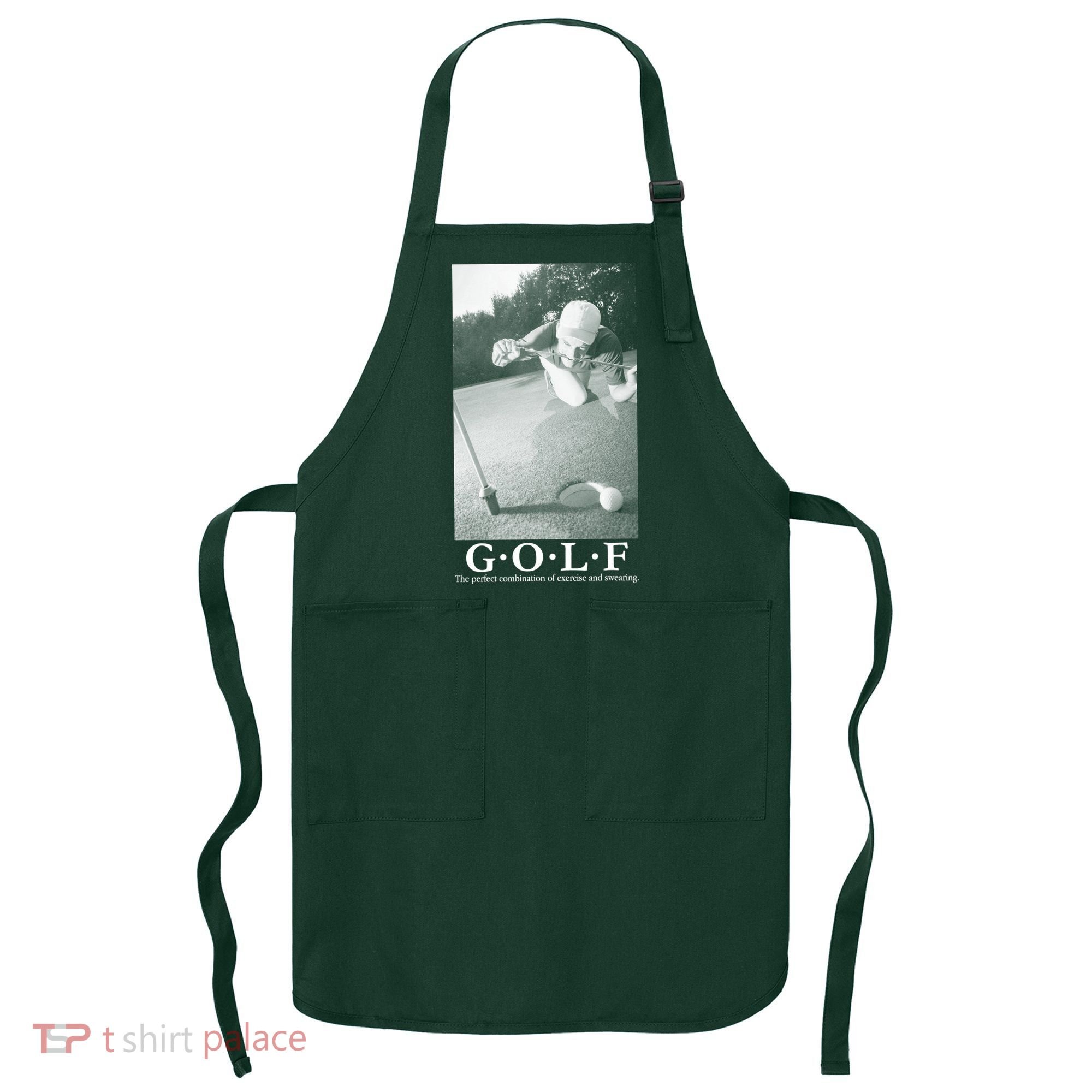 GOLF Perfect Combination Of Exercise And Swearing Apron