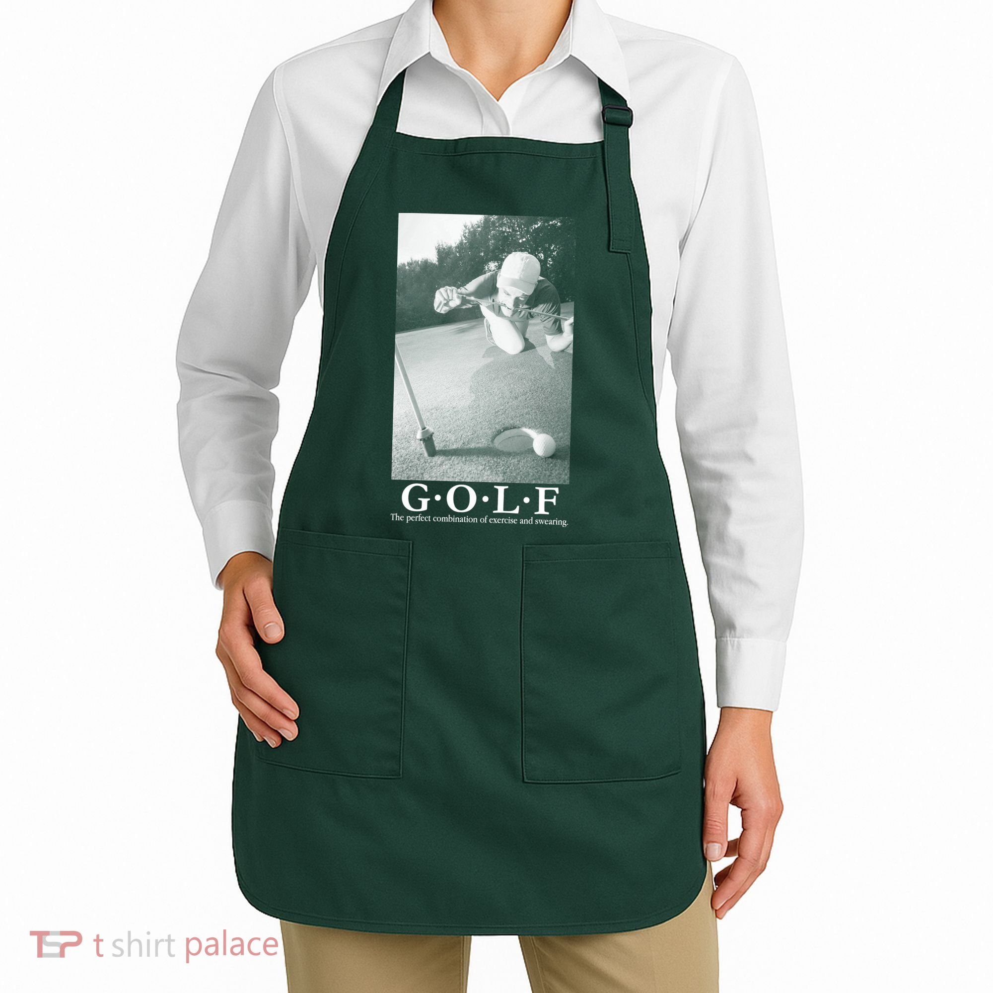 GOLF Perfect Combination Of Exercise And Swearing Apron