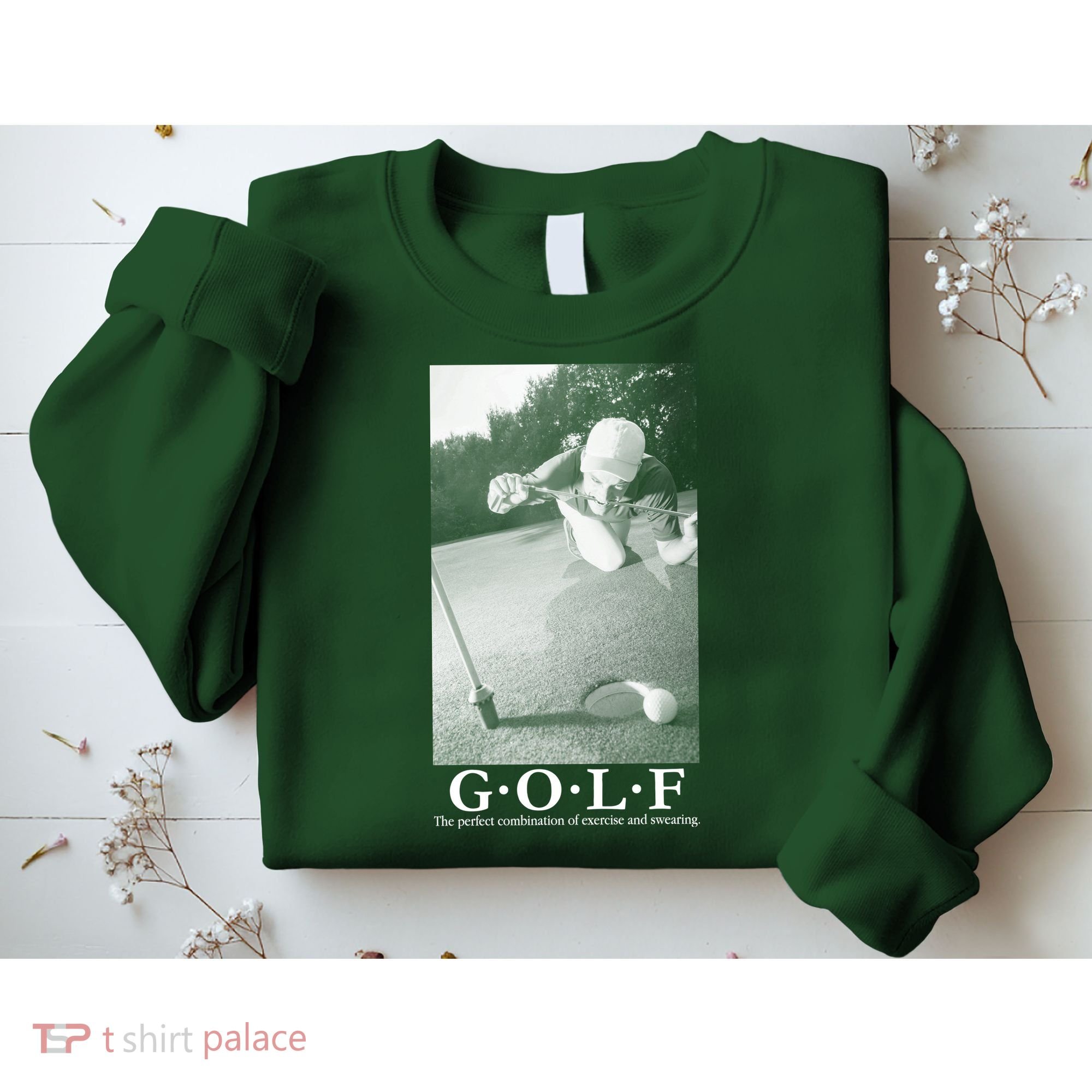 GOLF Perfect Combination Of Exercise And Swearing Sweatshirt