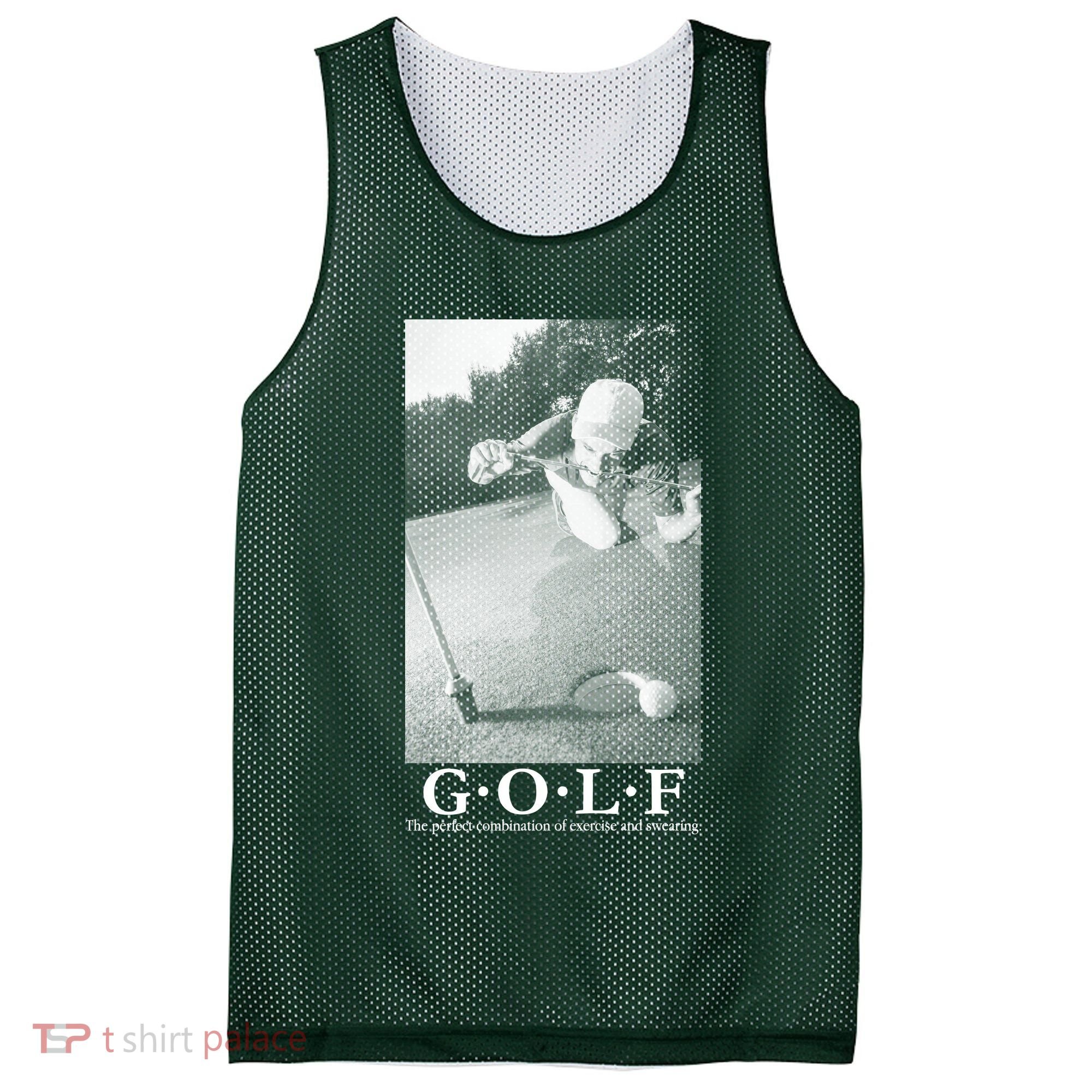 GOLF Perfect Combination Of Exercise And Swearing Mesh Reversible Basketball Jersey Tank