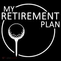 Golf Retirement Plan Funny Apron thumb 3