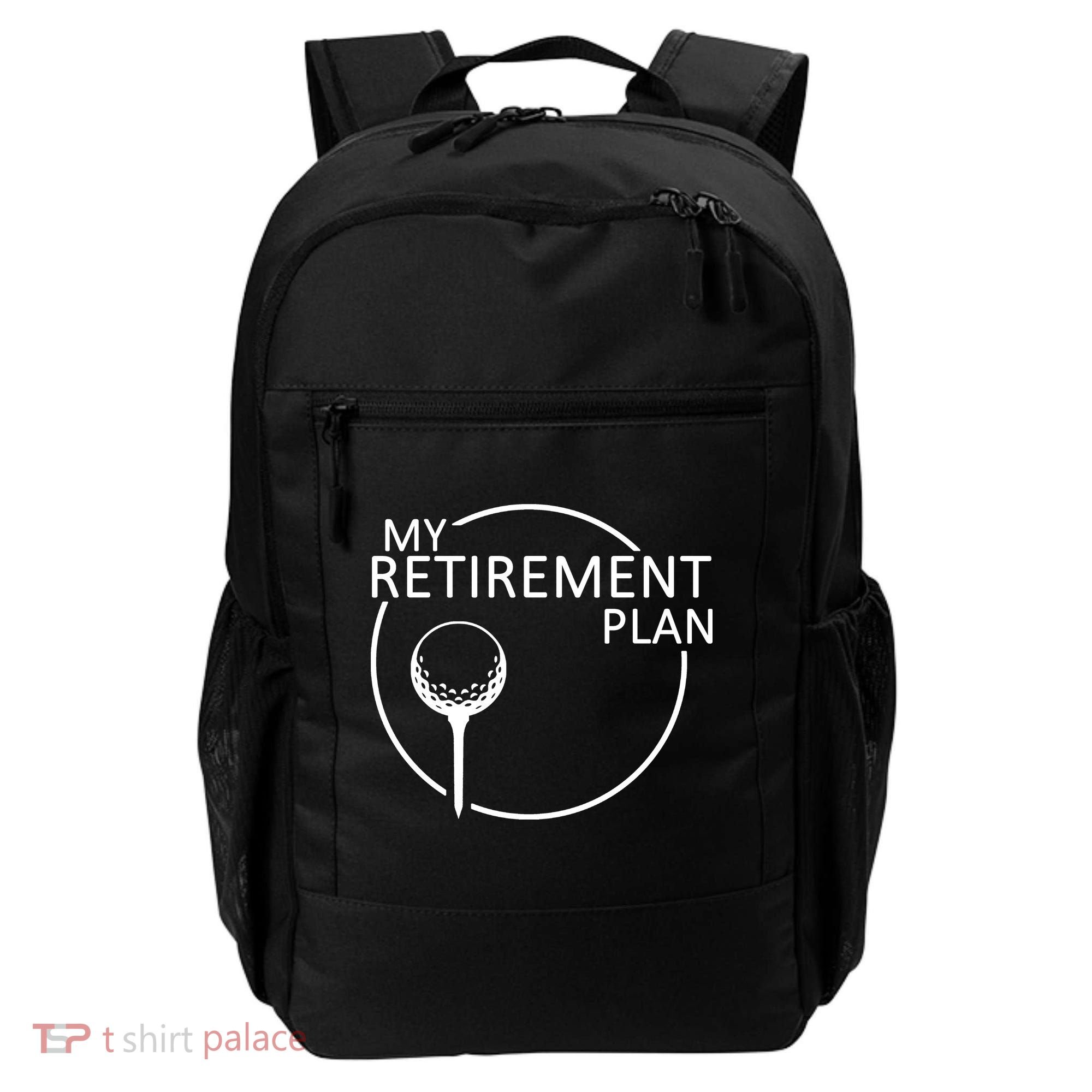 Golf Retirement Plan Funny Backpack