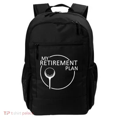 Golf Retirement Plan Funny Backpack
