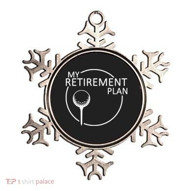 Golf Retirement Plan Funny Ornament