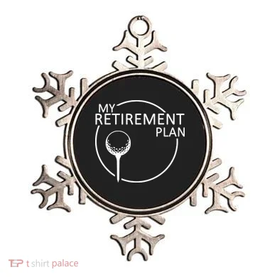 Golf Retirement Plan Funny Ornament