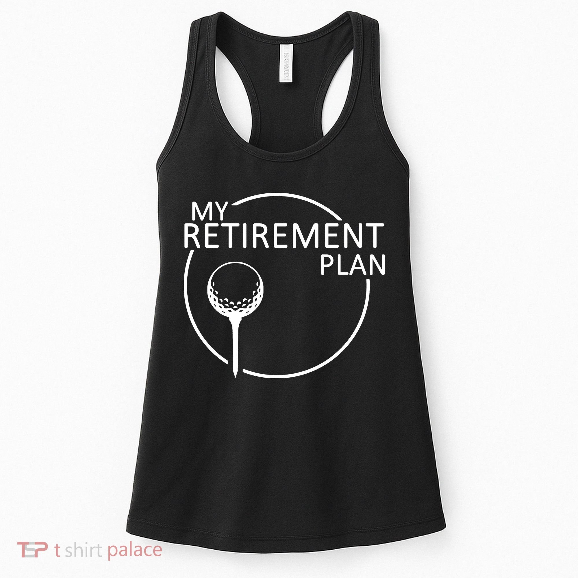 Golf Retirement Plan Funny Women's Tank Top