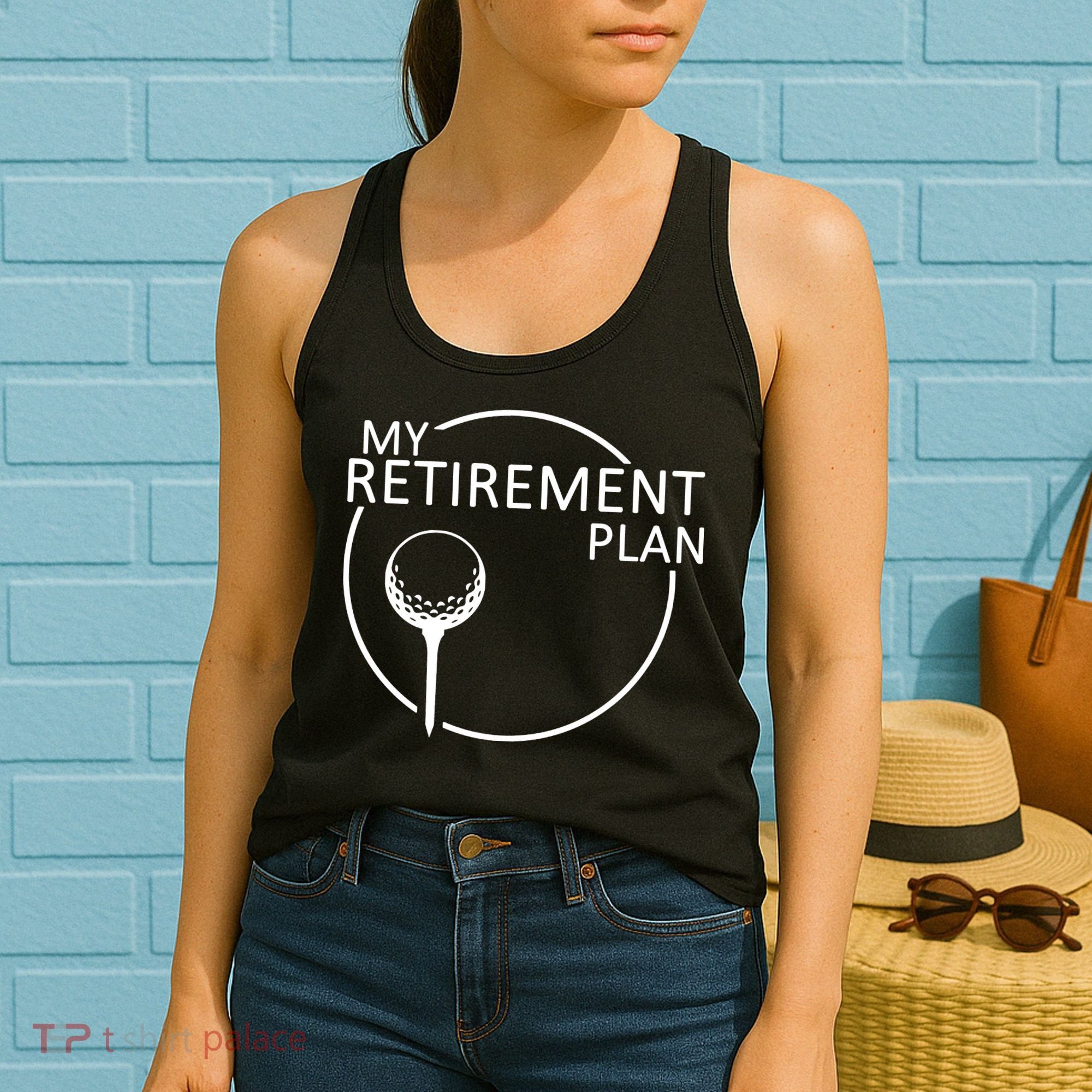Golf Retirement Plan Funny Women's Tank Top