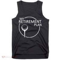 Golf Retirement Plan Funny Tank Top thumb 0