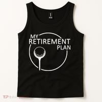 Golf Retirement Plan Funny Tank Top thumb 2