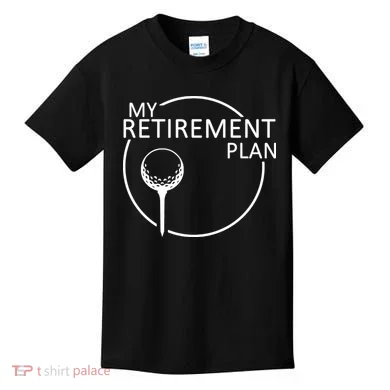 Golf Retirement Plan Funny Kids T-Shirt