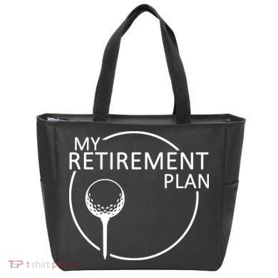 Golf Retirement Plan Funny Tote Bag