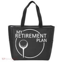 Golf Retirement Plan Funny Tote Bag thumb 0