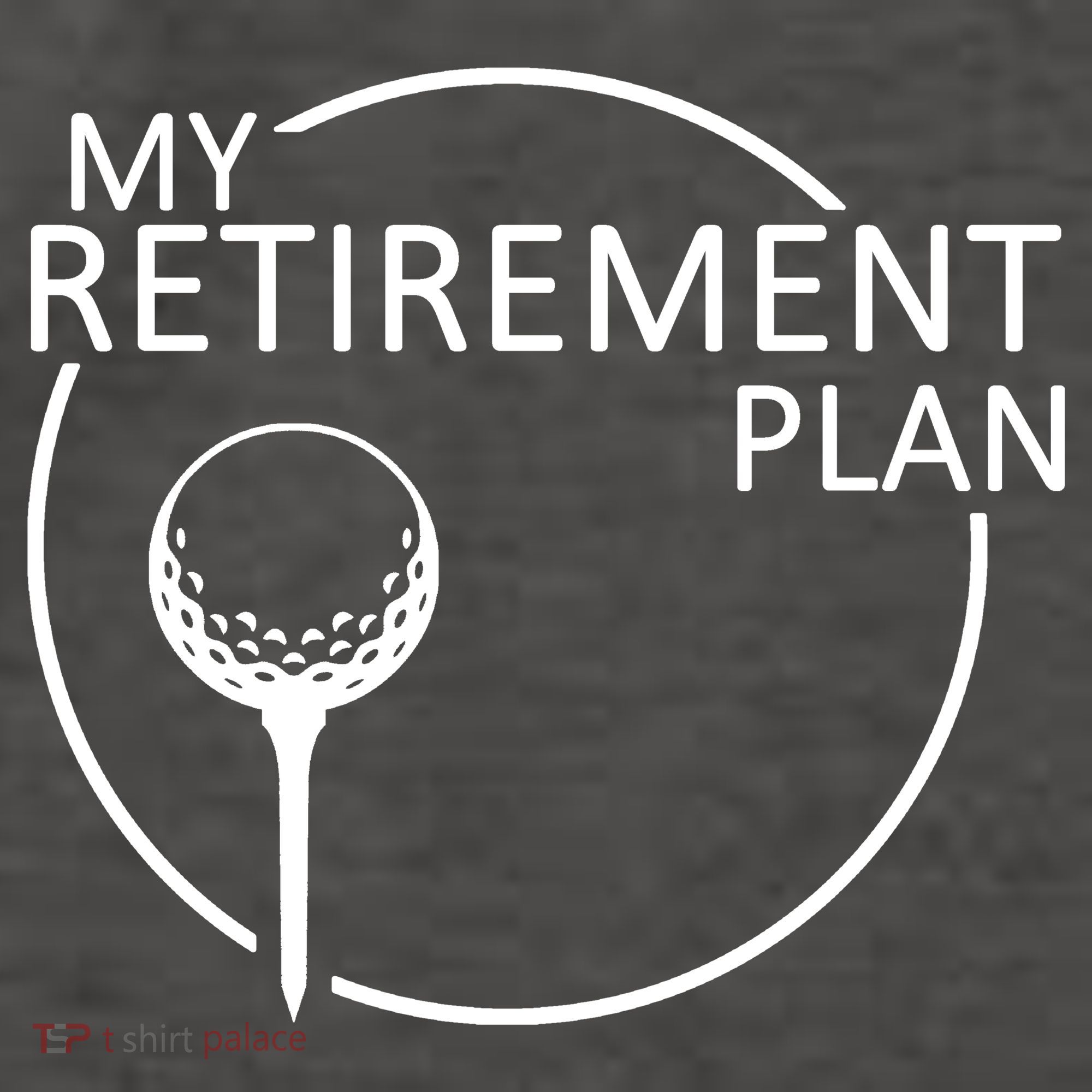 Golf Retirement Plan Funny Vector Backpack