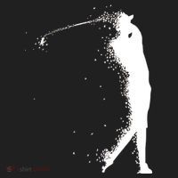 Golf Swing Splatter Golfer Logo Women's Sweatshirt thumb 2
