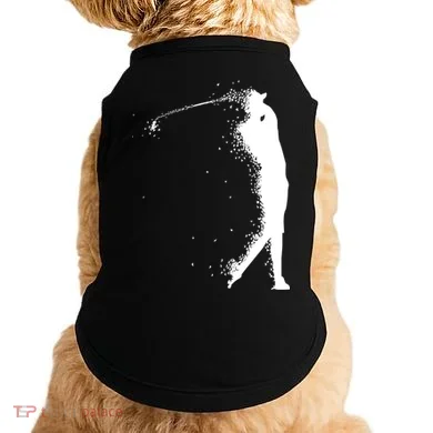 Golf Swing Splatter Golfer Logo Doggie Tank