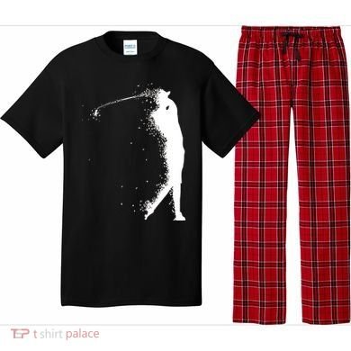 Golf Swing Splatter Golfer Logo Pajama Set