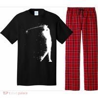 Golf Swing Splatter Golfer Logo Pajama Set thumb 0
