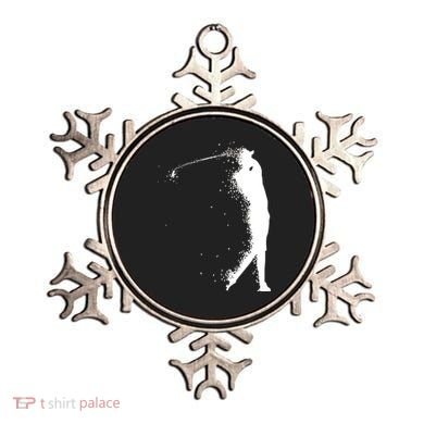 Golf Swing Splatter Golfer Logo Ornament