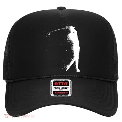 Golf Swing Splatter Golfer Logo Hat