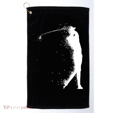 Golf Swing Splatter Golfer Logo Golf Towel