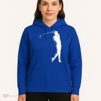 Golf Swing Splatter Golfer Logo Hoodie thumb 5