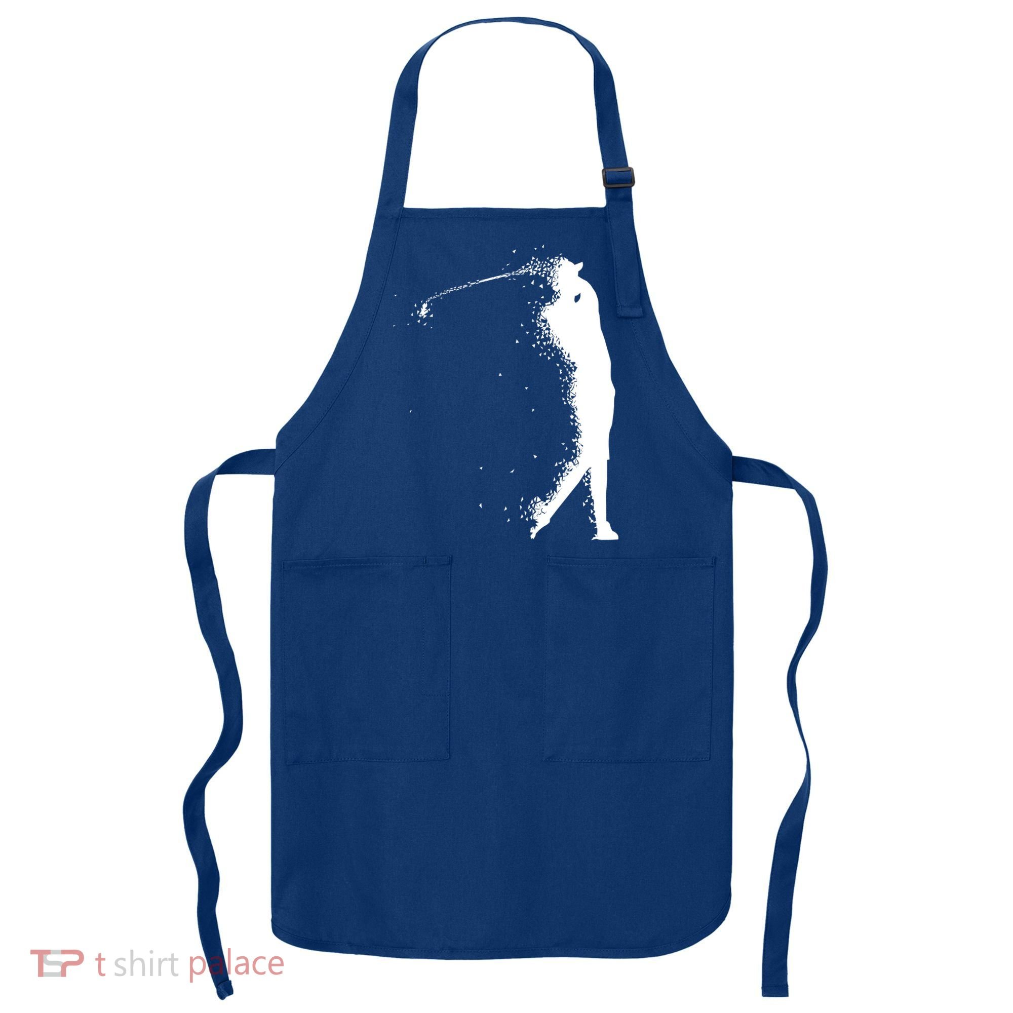 Golf Swing Splatter Golfer Logo Apron