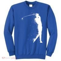 Golf Swing Splatter Golfer Logo Sweatshirt thumb 0