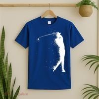Golf Swing Splatter Golfer Logo T-Shirt thumb 2