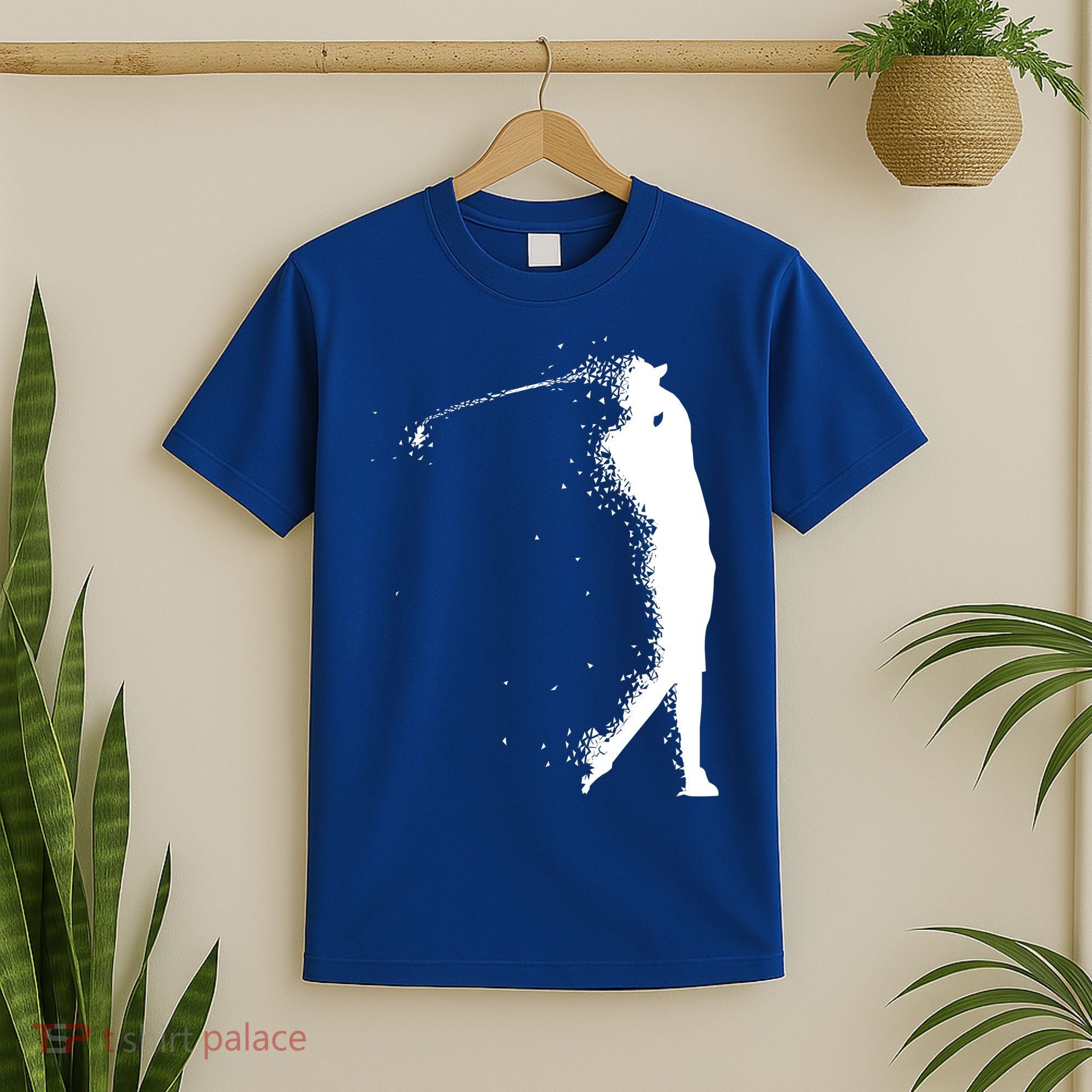 Golf Swing Splatter Golfer Logo T-Shirt