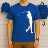 Golf Swing Splatter Golfer Logo T-Shirt thumb 6