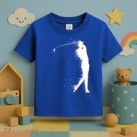 Golf Swing Splatter Golfer Logo Toddler T-Shirt thumb 3