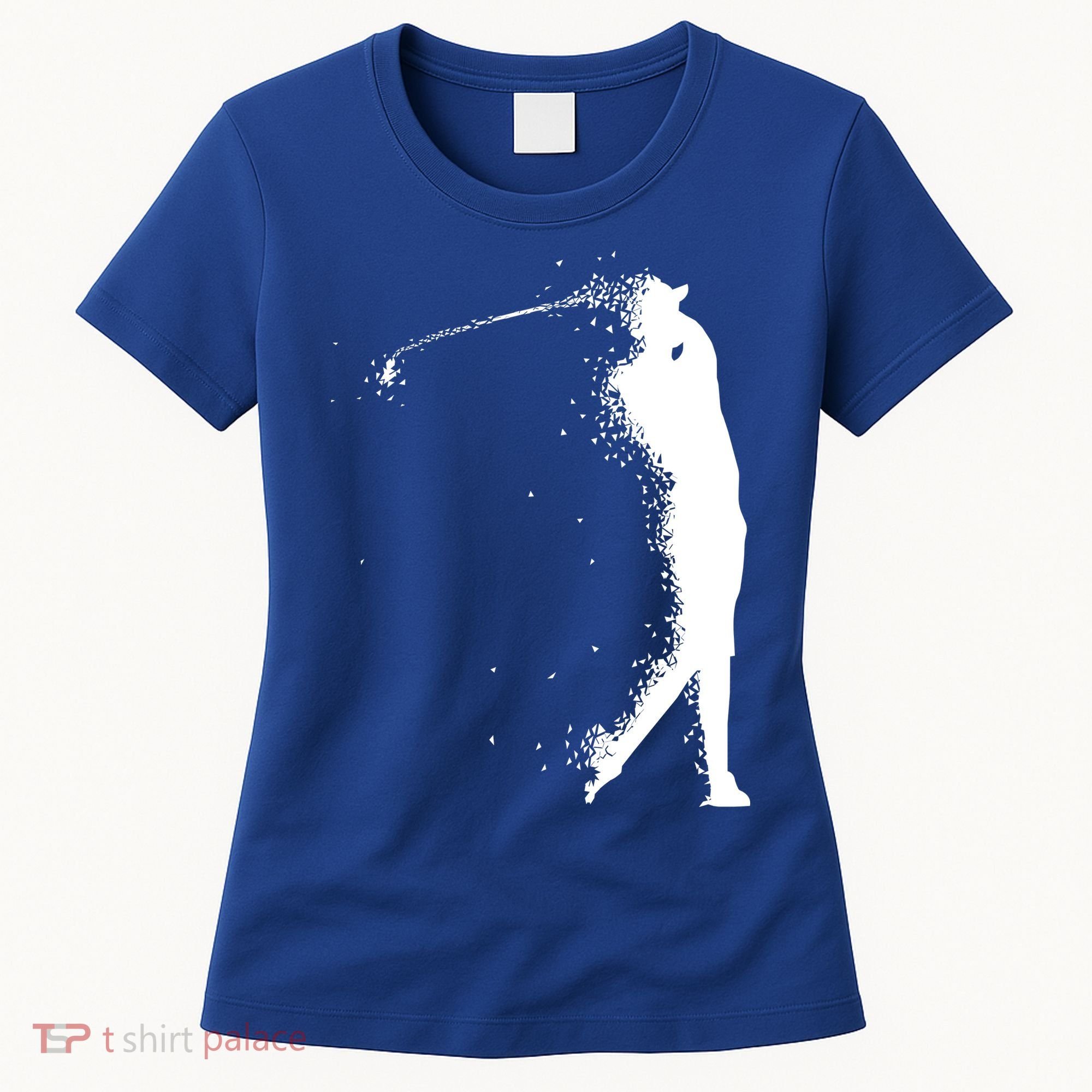 Golf Swing Splatter Golfer Logo Women's T-Shirt
