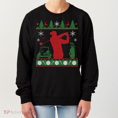Golf Ugly Christmas Sweater Women's Sweatshirt