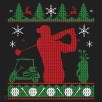 Golf Ugly Christmas Sweater Women's Sweatshirt thumb 2