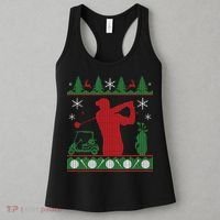 Golf Ugly Christmas Sweater Women's Tank Top thumb 3